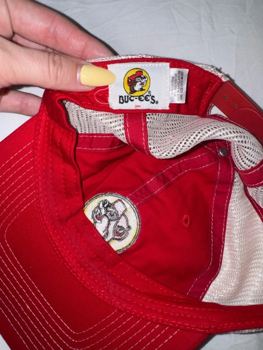 Buc-ee's Red Trucker Hat - Buc-ee's Logo Cap